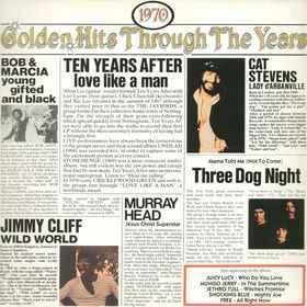 LP gebruikt - Various - Golden Hits Through The Years 1970, Cd's en Dvd's, Vinyl | Verzamelalbums, Zo goed als nieuw, Verzenden
