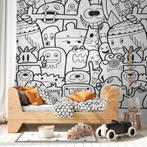 Profhome 398261-GU Fotobehang kinderbehang mat zwart wit, Verzenden