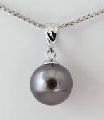 Zonder minimumprijs - Hanger - 18 karaat Witgoud Parel -