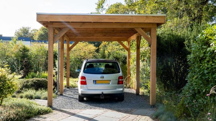 Douglas plat dak carport 600x300cm Doetinchem, Tuin en Terras, Overkappingen, Ophalen of Verzenden