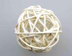 Rattan Ballen Brunch Ball Gebleekt dia 5 cm ca. 15 stuks, Ophalen of Verzenden, Nieuw