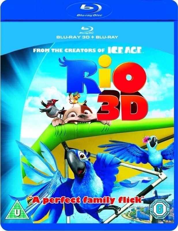 Rio 3D (3D & 2D Blu-ray) (Blu-ray), Cd's en Dvd's, Blu-ray, Gebruikt, Verzenden