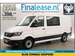 Volkswagen Crafter 35 2.0 TDI L3H2 7p DC 140PK Airco €398pm, Auto's, Volkswagen, Wit, Nieuw, Lease