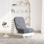 vidaXL Futon slaapbank met matras 60x206x11 cm massief, Huis en Inrichting, Verzenden, Nieuw, Wit