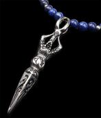Lapis lazuli - Hanger - bewerkte Phurba - Spirituele