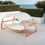 Hangmat Locarno voor 2 personen 328x160x171,5cm - teak, Verzenden, Nieuw