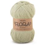 DROPS Flora Uni Colour - 16 pistache - Wol Garen, Hobby en Vrije tijd, Breien en Haken, Ophalen of Verzenden, Nieuw