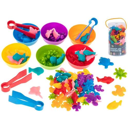 Zeedieren Educatief Montessori Tellen Leren 36 Dieren -, Kinderen en Baby's, Speelgoed | Educatief en Creatief, Ophalen of Verzenden