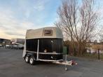Humbaur Atis 2-paards trailer met zadelkamer en Alu bodem!, Ophalen, Gebruikt, Aluminium, 2-paards trailer