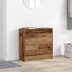 vidaXL Schoenenkast met opslag Oud Hout 60 x 21 x 57 cm, Verzenden, Nieuw