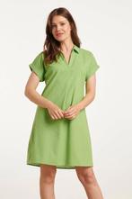 -50% Smashed Lemon  Smashed Lemon 25176 lime linnen jurk met, Kleding | Dames, Verzenden, Nieuw, Groen