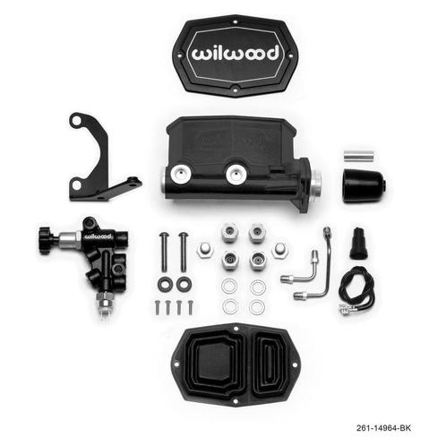 Wilwood Compact Tandem M/C - 1.12in Bore - w/Bracket and, Auto-onderdelen, Remmen en Aandrijving, Ophalen of Verzenden
