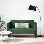 vidaXL Loveseat bank 109 cm corduroy stof jungle groen, Huis en Inrichting, Banken | Bankstellen, Verzenden, Nieuw, Stof