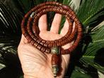 Multi-Dzi Huisgemaakte Meditatie Mâlâ (108) met Vajra Metaal