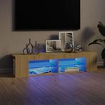 vidaXL Tv-meubel met LED-verlichting 135x39x30 cm sonoma, Huis en Inrichting, Kasten | Televisiemeubels, 100 tot 150 cm, Verzenden