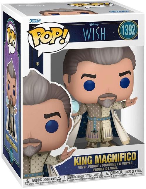 Funko Pop! - Disney Wish King Magnifico #1392 | Funko -, Verzamelen, Poppetjes en Figuurtjes, Nieuw, Verzenden