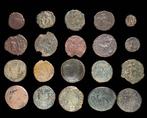 Romeinse Rijk Lote 20 monedas Æ acuñadas entre los siglos
