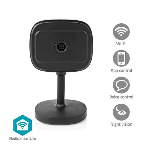 Draadloze binnen camera SmartLife | Wifi | MicroSD | Met App, Audio, Tv en Foto, Videobewaking, Binnencamera, Nieuw, Verzenden