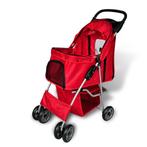 vidaXL Wandelwagen voor hond rood, Verzenden, Nieuw