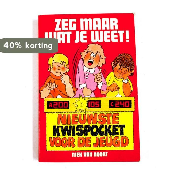 Zeg maar wat je weet 9789061041351 Noort, Boeken, Overige Boeken, Gelezen, Verzenden