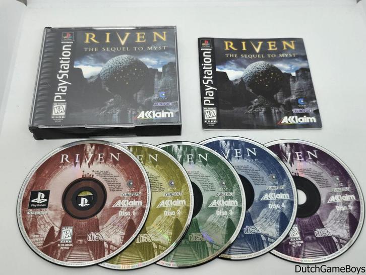 Playstation 1 / PS1 - Riven: The Sequil To Myst + Reg. Card, Spelcomputers en Games, Games | Sony PlayStation 1, Gebruikt, Verzenden