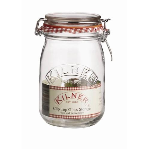 Kilner glazen weckpot / voorraadpot met beugelsluiting, 1 l, Zakelijke goederen, Horeca | Overige, Verzenden