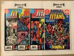 The New Teen Titans (1980 Series) # 42-44 + Annual # 3 The