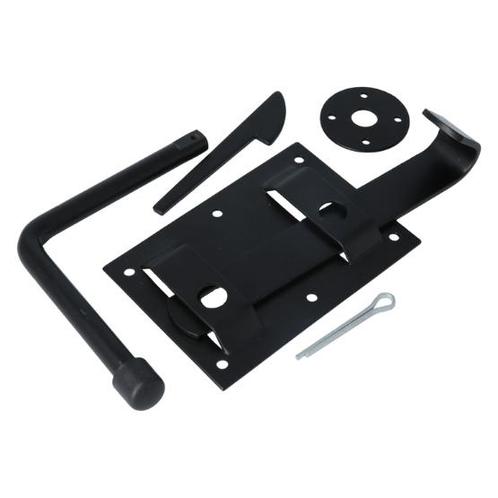 Boerenklinkstel 120x85 mm zwart, Doe-het-zelf en Verbouw, Hang- en Sluitwerk, Verzenden
