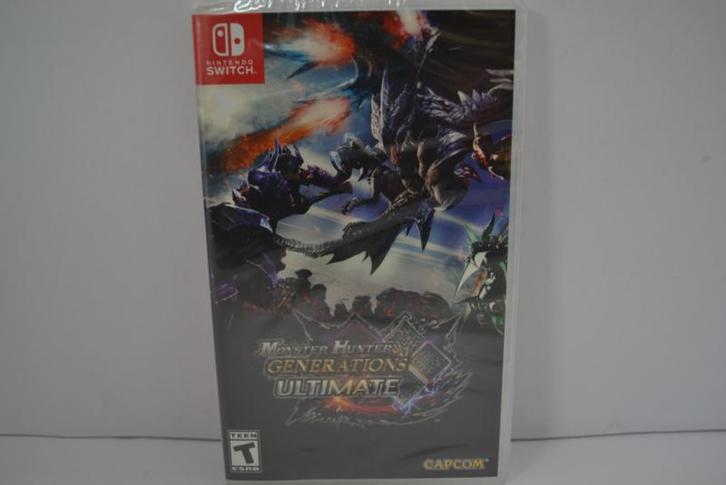 Monster Hunter Generations Ultimate - SEALED (SWITCH USA), Spelcomputers en Games, Games | Nintendo Switch, Zo goed als nieuw
