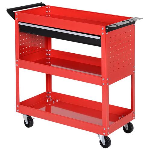TRUUSK Tuinbank 60 Kg Draagvermogen, Rood, Weerbestendig & S, Doe-het-zelf en Verbouw, Kratten en Dozen, Nieuw, Verzenden