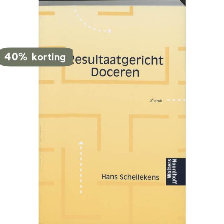 Resultaatgericht doceren 9789001795450 H. Schellekens, Boeken, Studieboeken en Cursussen, Gelezen, Verzenden