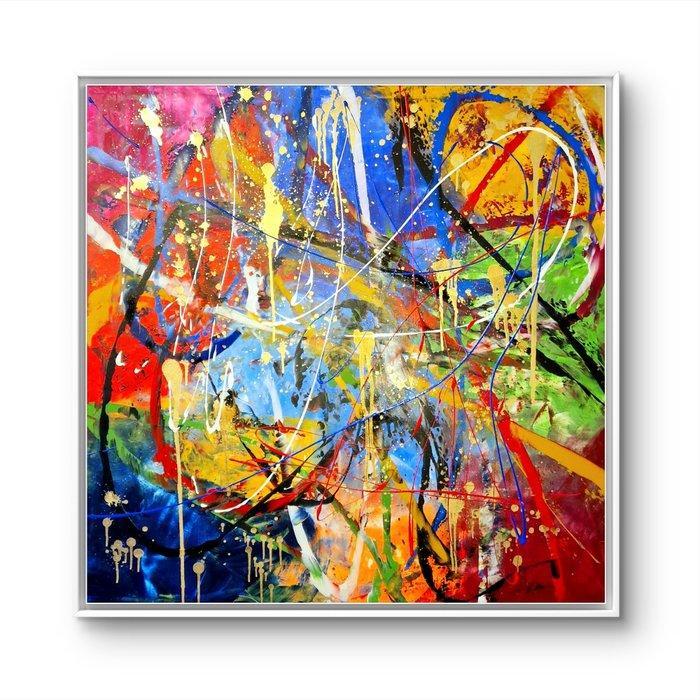 Micha Lenartowicz (Lenar) - Pollock Inspirations - XXL, Antiek en Kunst, Kunst | Schilderijen | Modern