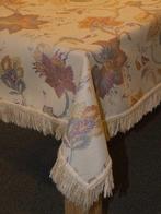 Tafelkleed Flora 140 x 170 cm - bloemen NIEUW beige groen, Ophalen of Verzenden, Nieuw, Rechthoek, Binnen