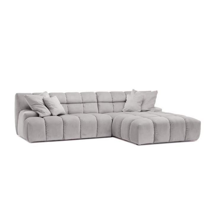 Loungebank Tynaarlo - loungebanken - Grijs, Huis en Inrichting, Banken | Sofa's en Chaises Longues, Nieuw, Stof