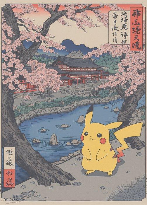 Collectibles & Co. - Japanase Art Style - “Pikachu In The, Spelcomputers en Games, Spelcomputers | Overige Accessoires