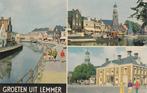 LEMMER - Meerluik Groeten uit Lemmer, Verzamelen, Ansichtkaarten | Nederland, Verzenden, Gelopen