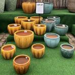 Grote potten voor binnen en buiten | Wind- en vorstresistent, Tuin en Terras, Nieuw, Steen, 40 tot 70 cm, 25 tot 40 cm