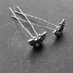 PaCaZa - Zilverkleurige Hairpins -Vlinder - Diamantjes -..., Kleding | Dames, Nieuw, Ophalen of Verzenden