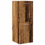 vidaXL Badkamerwandkast 30x30x80 cm bewerkt hout oud, Verzenden, Nieuw, (Half)hoge kast, Minder dan 100 cm