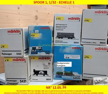Märklin SPOOR 1 materiaal schaal 1/32 beschikbaar voor biedingen