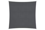 Schaduwdoek 4 x 4m | Vierkant - Waterresistent | Antraciet, Tuin en Terras, Ophalen of Verzenden, Nieuw