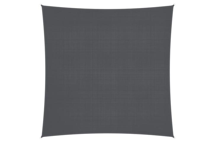 Schaduwdoek 4 x 4m | Vierkant - Waterresistent | Antraciet, Tuin en Terras, Schaduwdoeken, Ophalen of Verzenden