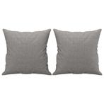 Sierkussens 40x40 Lichtgrijs (2 st) - retourdeal - 42% Ko..., Ophalen of Verzenden, Nieuw, Grijs, Vierkant