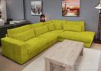 Hoekbank Terheijden - hoekbanken - Groen, Huis en Inrichting, Banken | Sofa's en Chaises Longues, Nieuw, Stof