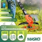 MASKO® Accu-grastrimmer met 20 V li-ion-accu, 2,0 Ah accu en, Tuin en Terras, Tuinmeubel-accessoires, Verzenden, Nieuw