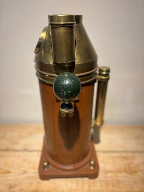 Scheepskompas - Glas, Hout, Messing - Bergen Nautik -, Antiek en Kunst, Curiosa en Brocante