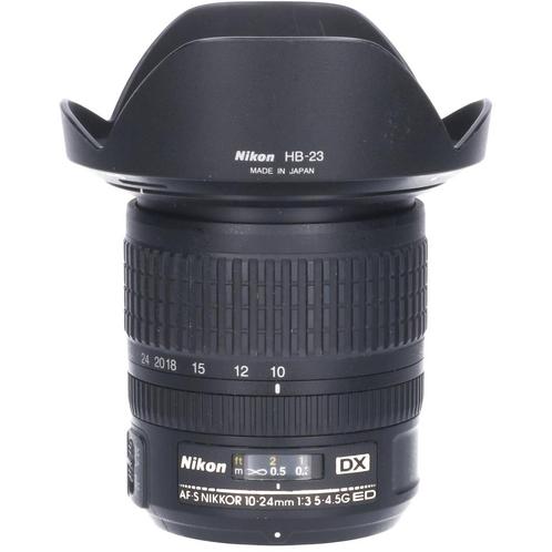 Tweedehands Nikon AF-S 10-24mm f/3.5-4.5G ED DX CM3837, Audio, Tv en Foto, Fotografie | Lenzen en Objectieven, Groothoeklens, Gebruikt
