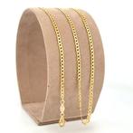 Halsketting - 18 karaat Geel goud, Witgoud - Solid-Link, Sieraden, Tassen en Uiterlijk, Kettingen, Nieuw