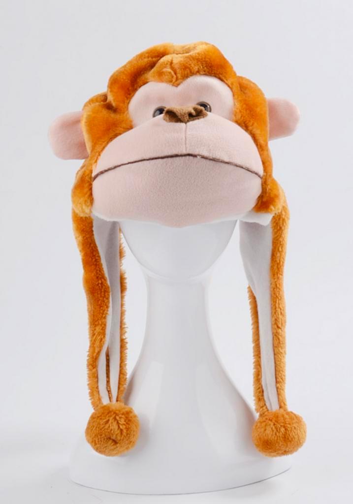 Muts Flappen Aap Bruin Laplander met Oortjes Bruin Aapje Bon, Kinderen en Baby's, Kinderkleding | Mutsen, Sjaals en Handschoenen