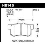 Hawk 06+ Civic Si HP+ Street Rear  Brake Pads - KHB145N.570, Ophalen of Verzenden, Nieuw